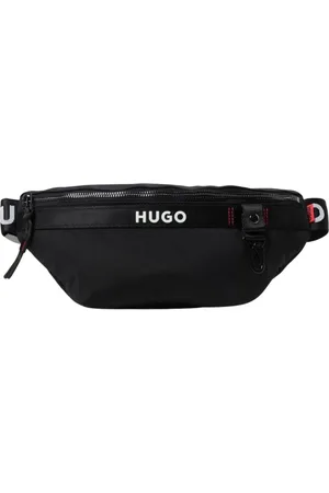 HUGO BOSS Homme, Sacs, Noir, Taille: ONE Size Sac Banane Noir Classique pour Homme
