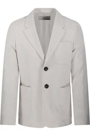 Ami Homme, Vestes, Gris, Taille: XL Mastic Two Buttons Jacket