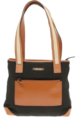 Gucci Femme, Pre-owned, Noir, Taille: ONE Size Pre-owned Toile sacs-gucci
