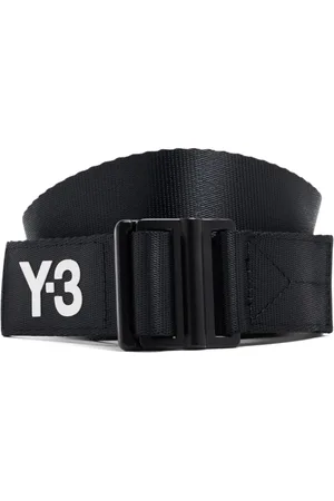 Y-3 Homme, Accessoires, Noir, Taille: S Ceinture Réglable avec Logo Imprimé