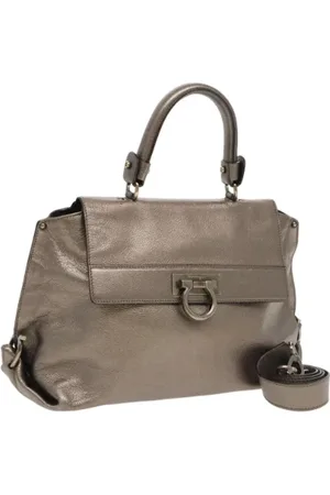 Salvatore Ferragamo Femme, Pre-owned, Jaune, Taille: ONE Size Pre-owned Cuir sacs-main