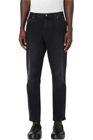 Dolce & Gabbana Homme, Jeans, Noir, Taille: S Jean droit charbon