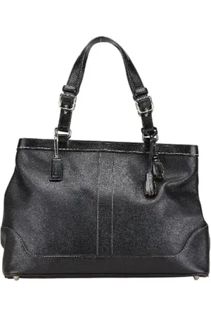 Coach Femme, Pre-owned, Noir, Taille: ONE Size Pre-owned Cuir sacs-main