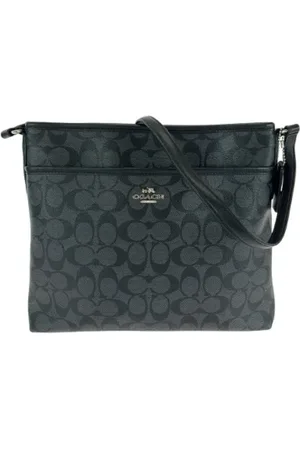 Coach Homme, Pre-owned, Noir, Taille: ONE Size Pre-owned Plastique sacs-bandouliere