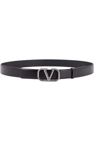 VALENTINO GARAVANI Homme, Accessoires, Noir, Taille: 110 CM Boucle de Ceinture en Cuir de Luxe