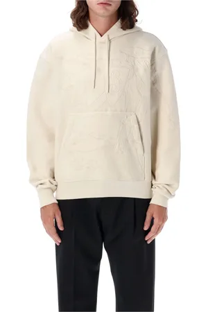 Burberry Homme, Sweatshirts et sweats à capuche, , Taille: M Sweat à Capuche Logo Brodé Tricot Toundra