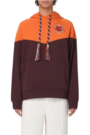 Etro Homme, Sweatshirts et sweats à capuche, Multicolore, Taille: L Sweat à Capuche Vert avec Broderie Colorée