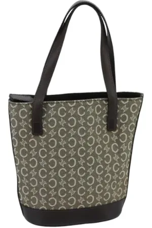 Céline Femme, Pre-owned, Gris, Taille: ONE Size Pre-owned Toile sacs-celine