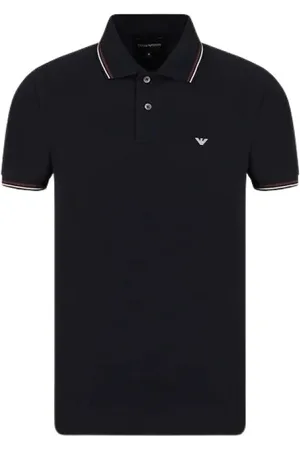 Emporio Armani Homme, Tops, Bleu, Taille: L Polo Bleu