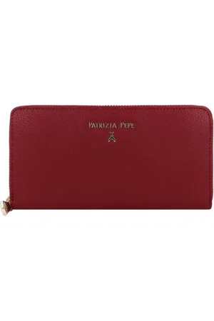 Patrizia Pepe Femme, Accessoires, Rouge, Taille: ONE Size Portefeuille Rouge Femme & Porte-cartes