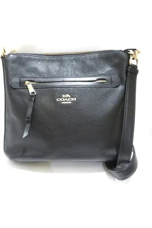 Coach Femme, Pre-owned, Noir, Taille: ONE Size Pre-owned Cuir sacs-ports-paule