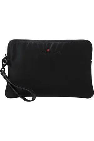 Kiton Homme, Pre-owned, Noir, Taille: ONE Size Pochette Moderne en Nylon