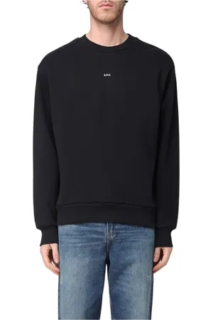 A.P.C. Homme, Sweatshirts et sweats à capuche, Noir, Taille: XL Sweat Minimaliste