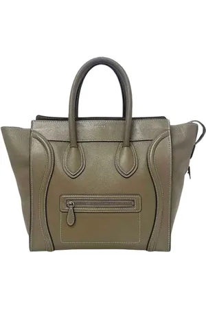 Céline Femme, Pre-owned, Gris, Taille: ONE Size Pre-owned Cuir sacs-celine