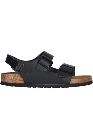 Birkenstock Homme, Chaussures, Noir, Taille: 41 EU Milano Natural Leather Sandales