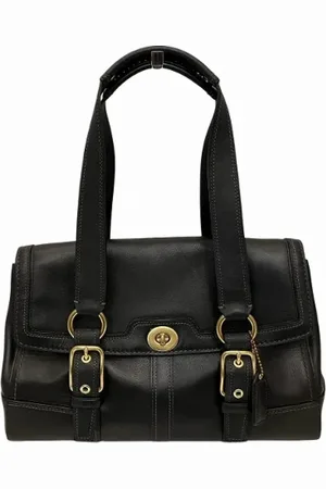 Coach Femme, Pre-owned, Noir, Taille: ONE Size Pre-owned Cuir sacs-bandouliere