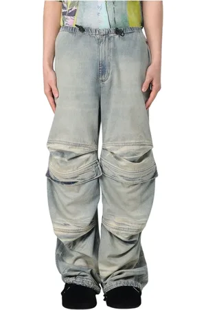 Diesel Homme, Jeans, Bleu, Taille: S Jeans Denim Cargo Superposés
