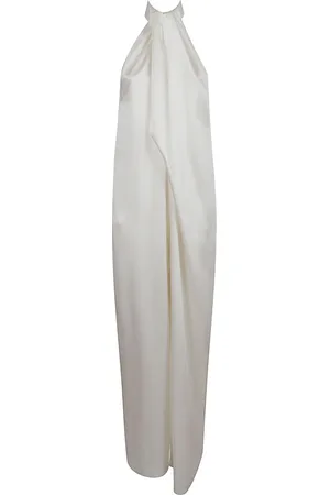 Stella McCartney Femme, Combinaisons et Ensembles, Blanc, Taille: 36 FR Combinaison Blanche en Satin Col Halter Chic Style