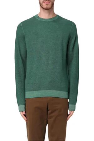 sun68 Homme, Pulls, Vert, Taille: L Pull Col Rond Bleu Style Confort