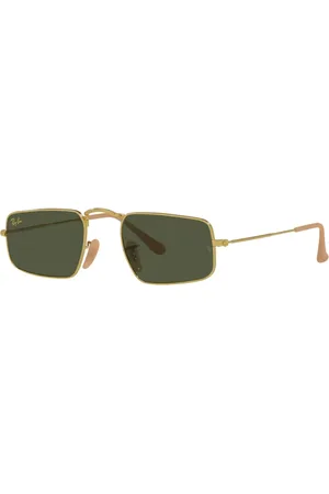 Ray-Ban Unisex, Accessoires, Jaune, Taille: 52 MM Lunettes de soleil rectangulaires d