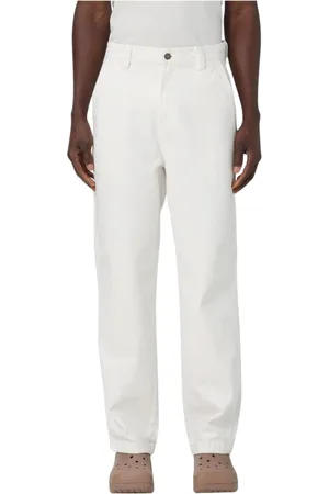 Dickies Homme, Jeans, Blanc, Taille: W32 Jean en Toile Bleu Coupe Décontractée