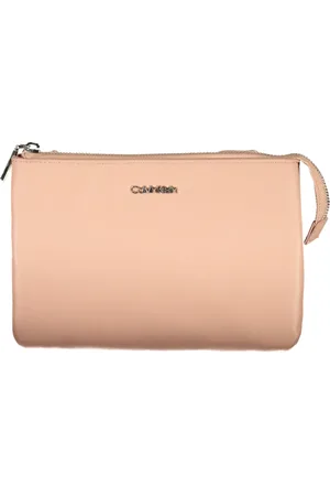 Calvin Klein Femme, Sacs, Rose, Taille: ONE Size Sac à Bandoulière Rose avec Détails Contrastés