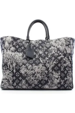 LOUIS VUITTON Femme, Pre-owned, Noir, Taille: ONE Size Pre-owned Toile cabas