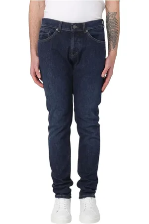 Dondup Homme, Jeans, Bleu, Taille: W35 Jeans Slim Fit Élégants