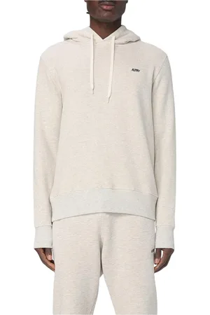 Autry Homme, Sweatshirts et sweats à capuche, Gris, Taille: M Sweat à Capuche Gris pour Hommes Modernes