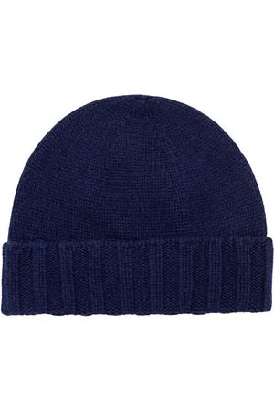 DRUMOHR Homme, Accessoires, Bleu, Taille: ONE Size Bonnet Tricoté Bleu