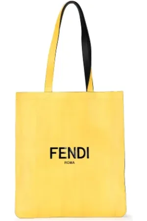 Fendi Femme, Pre-owned, Jaune, Taille: ONE Size Pre-owned Cuir cabas