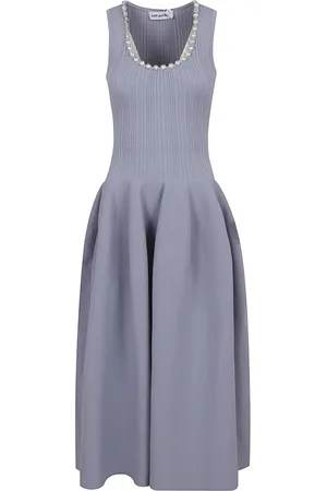 Self-Portrait Femme, Robes, Bleu, Taille: 36 FR Robe Élégante Bleue pour Femmes