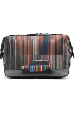 Paul Smith Homme, Sacs, Multicolore, Taille: ONE Size Portefeuilles à Imprimé Photo Multicolore Rayures