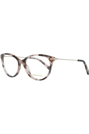 Emilio Pucci Femme, Accessoires, Multicolore, Taille: ONE Size Montures Optiques Roses pour Femmes Métal et Plastique