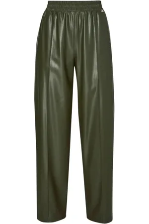 Liu Jo Femme, Pantalons, Vert, Taille: 40 FR Pantalon Basique Vert Olive