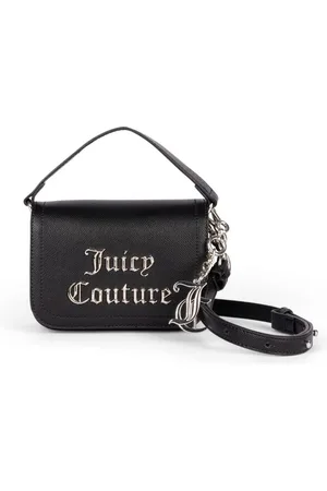 Juicy Couture Femme, Sacs, Noir, Taille: ONE Size Jasmin Petit Sac à Rabat PU Noir