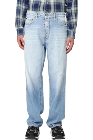 Dsquared2 Homme, Jeans, Bleu, Taille: M Jean Bleu Clair Coupe Décontractée