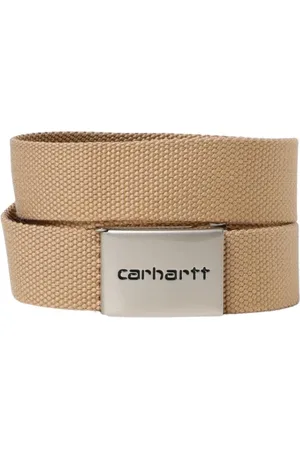 Carhartt Homme, Accessoires, Brun, Taille: ONE Size Ceinture en Toile Classique Boucle Robuste