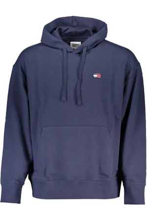 Tommy Hilfiger Homme, Sweatshirts et sweats à capuche, Bleu, Taille: S Sweat à Capuche Bleu avec Logo