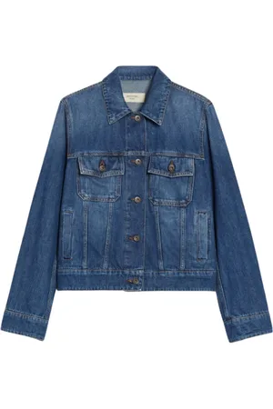 Max Mara Femme, Vestes, Bleu, Taille: 42 FR Veste Caduca en denim