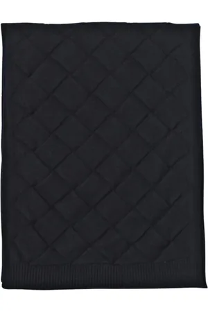 Bottega Veneta Homme, Accessoires, Bleu, Taille: ONE Size Écharpe de Luxe en Laine à Motif Diamant