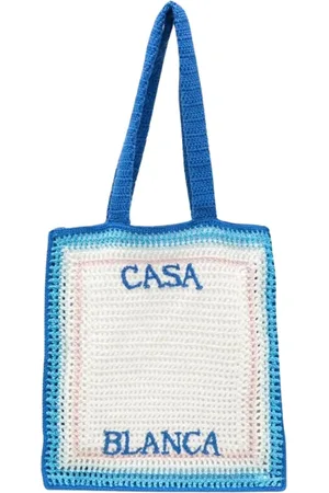 Casablanca Homme, Sacs, Bleu, Taille: ONE Size Sac Fourre-tout Crochet pour Homme