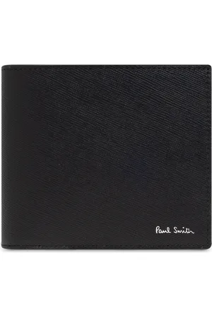 Paul Smith Homme, Accessoires, Noir, Taille: ONE Size Portefeuille en cuir avec logo