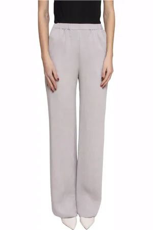 Emporio Armani Femme, Pantalons, Gris, Taille: 38 FR Pantalon Femme Gris Flint