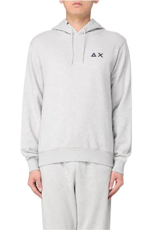 sun68 Homme, Sweatshirts et sweats à capuche, Gris, Taille: M Sweat à Capuche en Tricot Gris Homme Pull