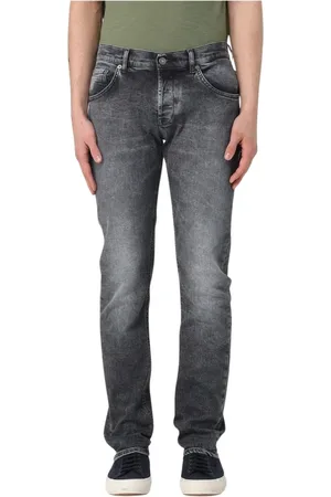 Dondup Homme, Jeans, Noir, Taille: W34 Jeans Slim Fit Noirs pour Homme