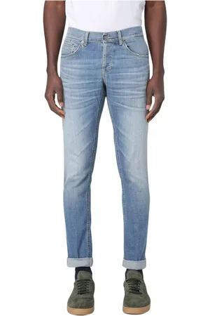 Dondup Homme, Jeans, Bleu, Taille: W30 Jean SlimFit Lavage clair