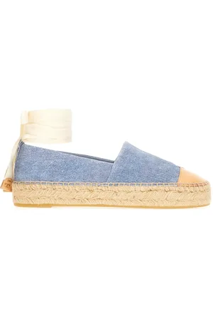 Tory Burch Femme, Chaussures, Bleu, Taille: 39 EU Espadrilles Élégantes pour Femmes