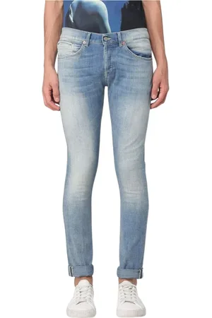 Dondup Homme, Jeans, Bleu, Taille: W32 Jean Slim Bleu Lavé