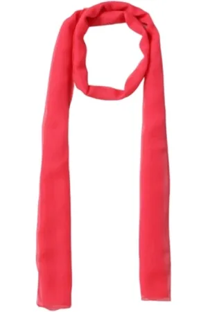 Liu Jo Femme, Accessoires, Rouge, Taille: ONE Size Écharpe Stole Légère Polyester Corail
